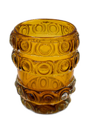 Amber Embossed Glass Vase | Liang & Eimil Bumble | Oroatrade.com
