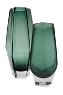 Green Glass Modern Vase | Liang & Eimil Wiley | Oroatrade.com