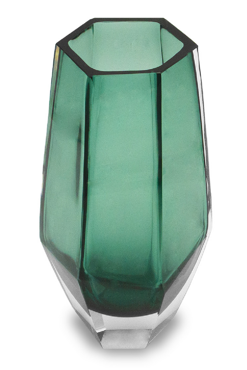 Green Glass Modern Vase | Liang & Eimil Wiley | Oroatrade.com