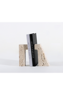 Cream Travertine Book Ends | Liang & Eimil Minack | Oroatrade.com