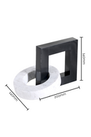 Geometrical Interlaced Marble Sculpture | Liang & Eimil Link | Oroatrade.com