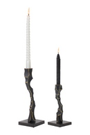 Black Marble Sculptural Candlestick | Liang & Eimil Storm | Oroatrade.com