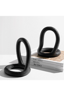 Black Resin Book Ends | Liang & Eimil Como | Oroatrade.com