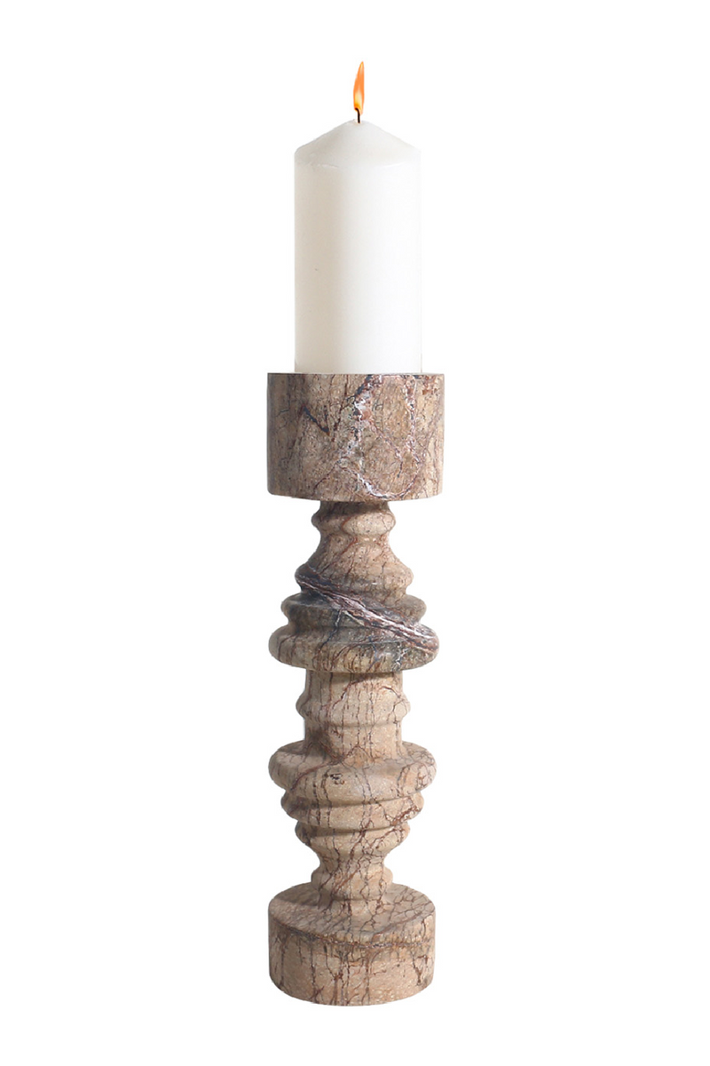 Brown Marble Classic Candle Holder | Liang & Eimil Elm |  Oroatrade.com