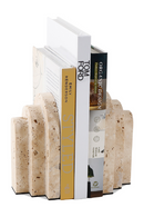 Beige Travertine Bookends | Liang & Eimil Empire | Oroatrade.com