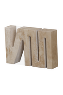 Beige Travertine Carved Sculpture | Liang & Eimil Emanden | Oroatrade.com