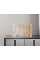 Beige Travertine Carved Sculpture | Liang & Eimil Emanden | Oroatrade.com