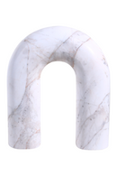 White Marble Curved Sculpture | Liang & Eimil Arc | Oroatrade.com