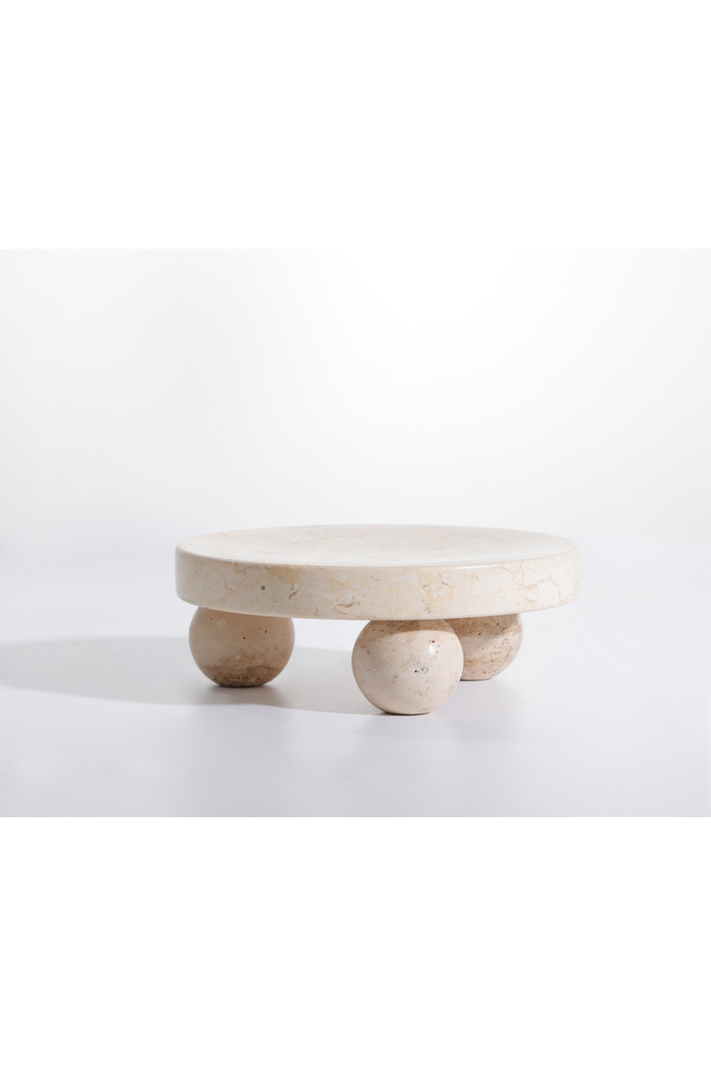 Beige Marble Round Tray | Liang & Eimil Pebbles | Oroatrade.com