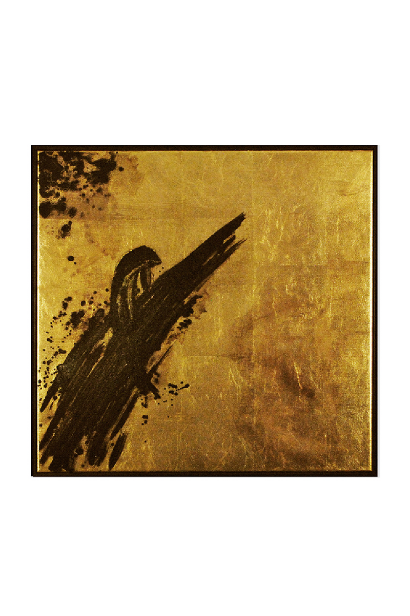 Black & Gold Leaf Painting | Liang & Eimil Meiji II | OROATRADETRADE.com