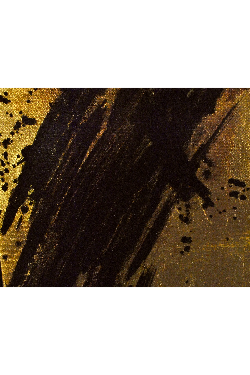 Black & Gold Leaf Painting | Liang & Eimil Meiji II | OROATRADETRADE.com
