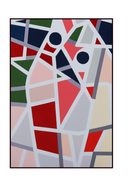 Hand-painted Geometric Oil Painting | Liang & Eimil Piet | OROATRADETRADE.com