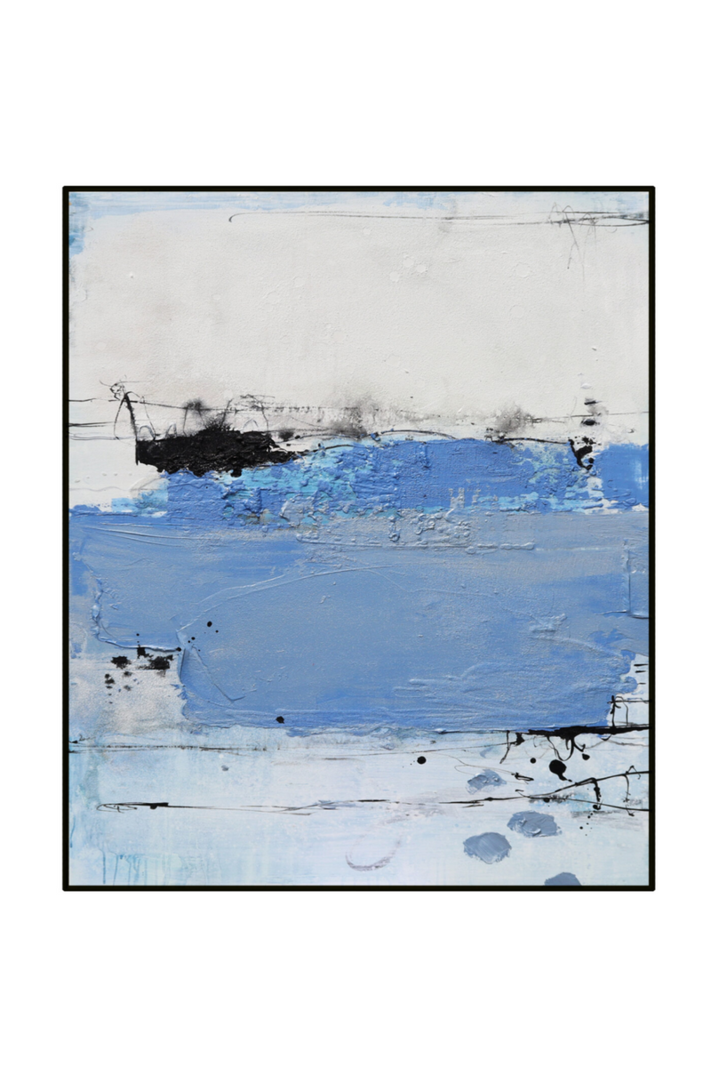 Blue Toned Artwork | Liang & Eimil River Flows | Oroatrade