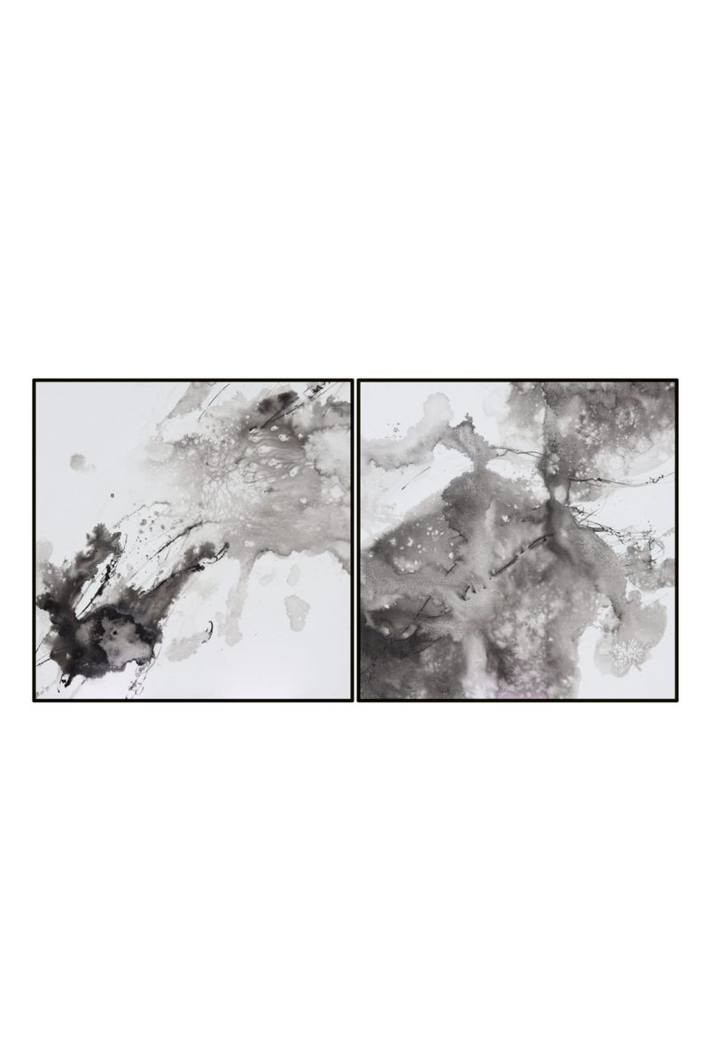 Monochromatic Splash Painting Set (2) | Liang & Eimil Berkeley | Oroatrade