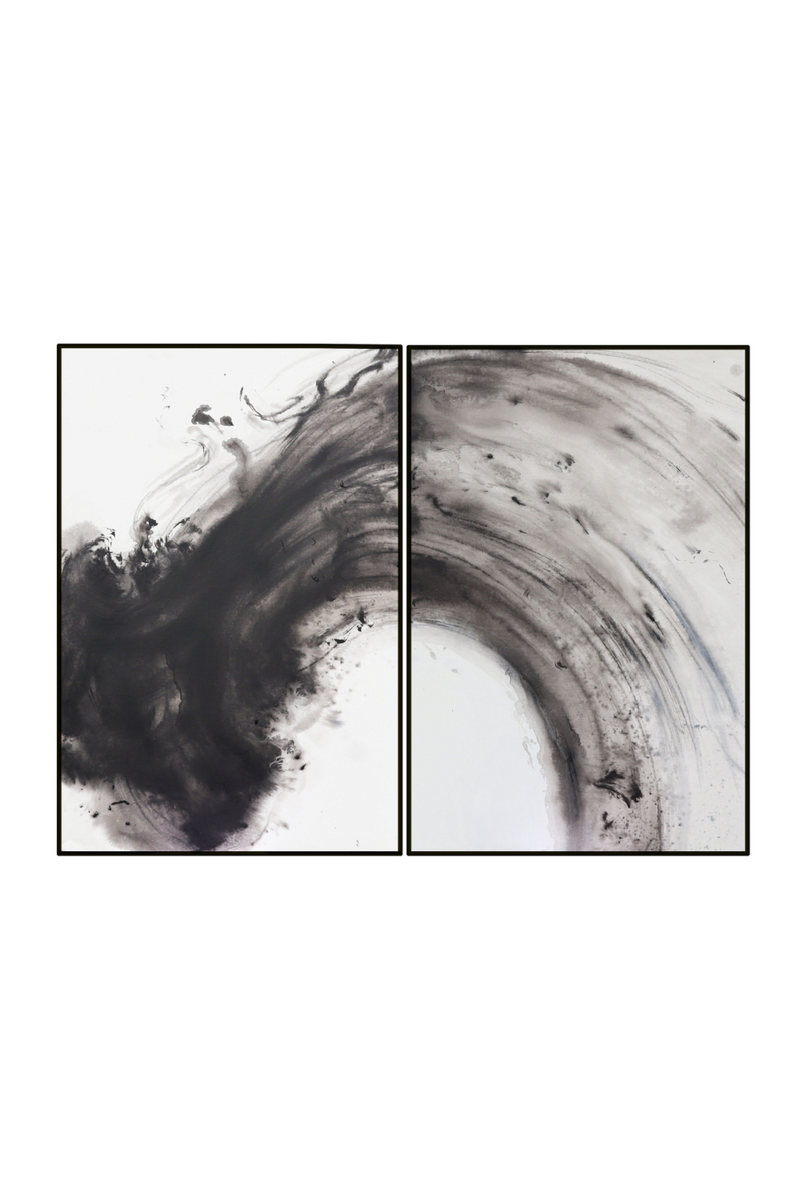 Monochromatic Abstract Artwork Set (2) | Liang & Eimil | Oroatrade