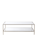 Two-Tier Silver Glass Coffee Table | Liang & Eimil Oliver | OROATRADETRADE.com