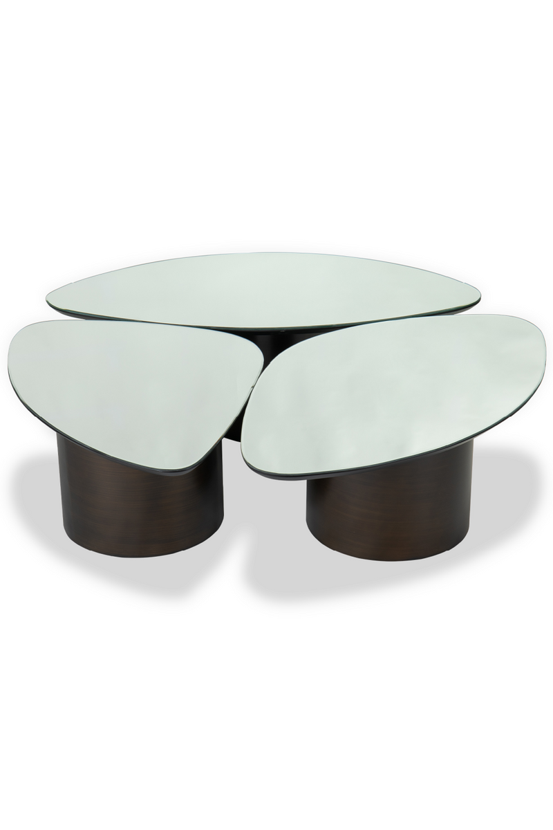 Oval Pedestal Coffee Table Set | Liang & Eimil Mirage | OROATRADE