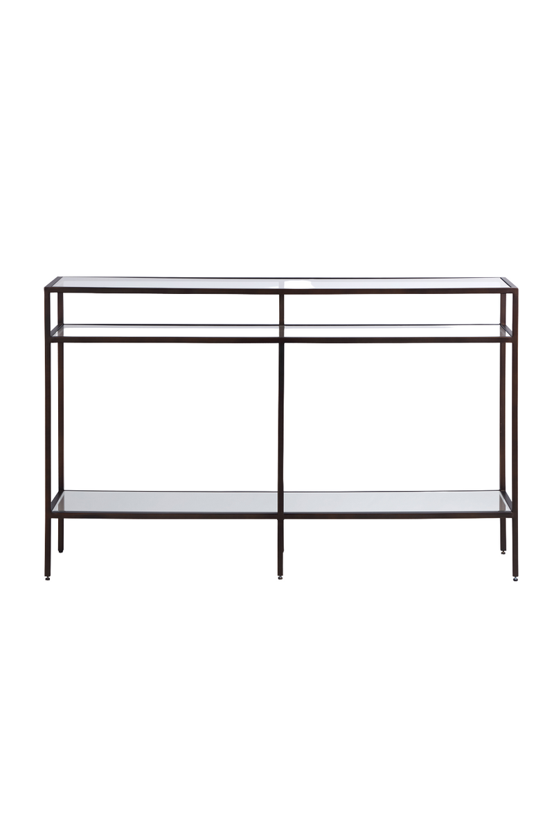 Metal Framed Glass Console Table | Liang & Eimil Oliver | Oroatrade.com