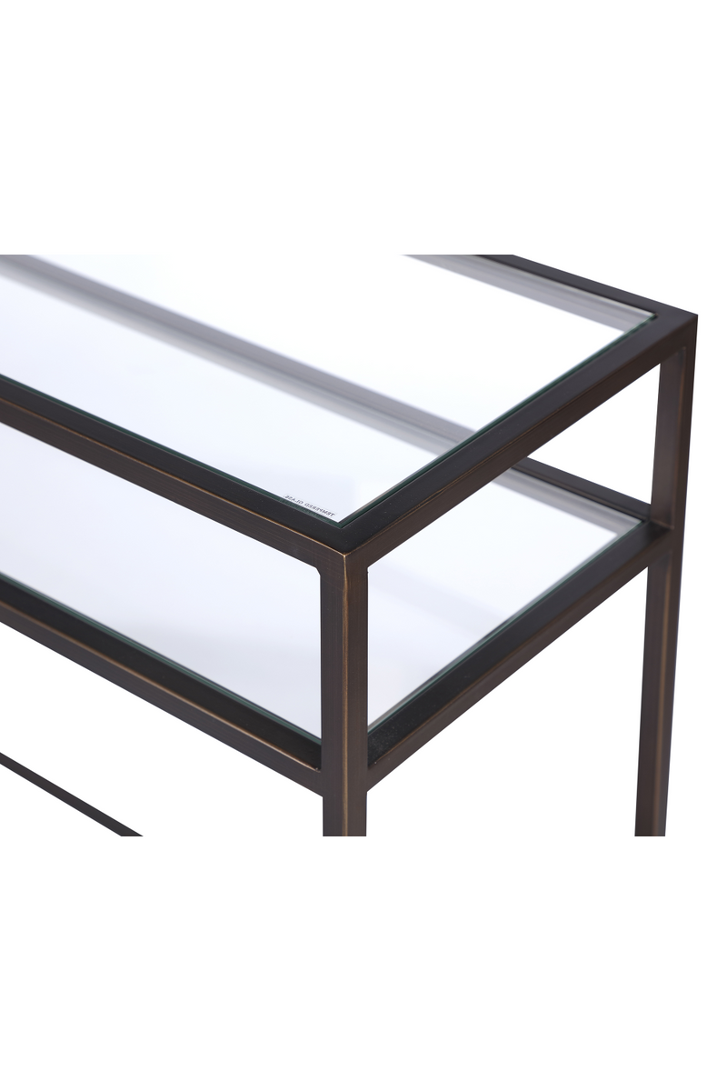 Metal Framed Glass Console Table | Liang & Eimil Oliver | Oroatrade.com