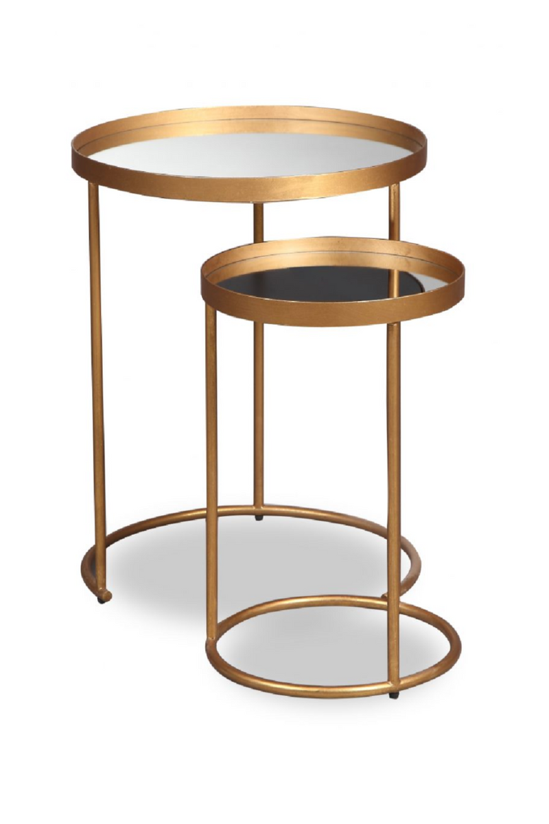 Antique Gold Nesting Side Table | Liang & Eimil Song | OROATRADE