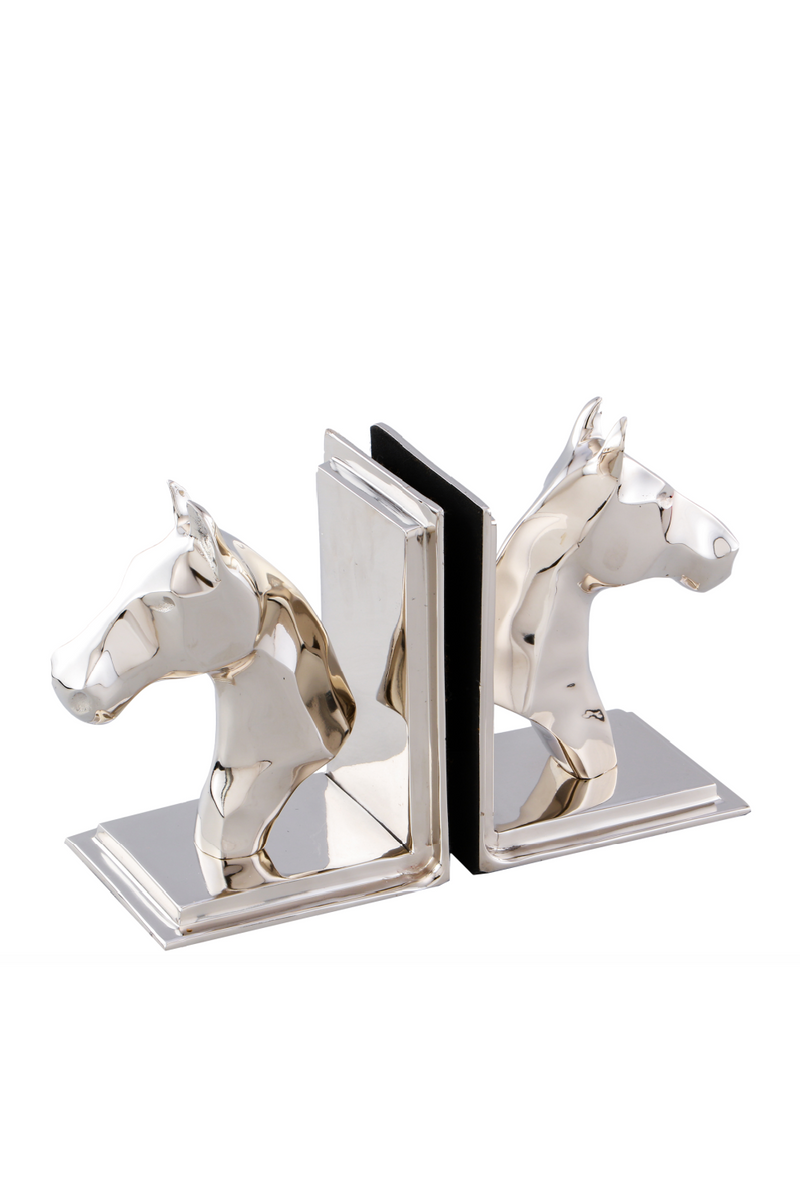 Silver Horse Bookend | Liang & Eimil Pegasus | Oroatrade.com