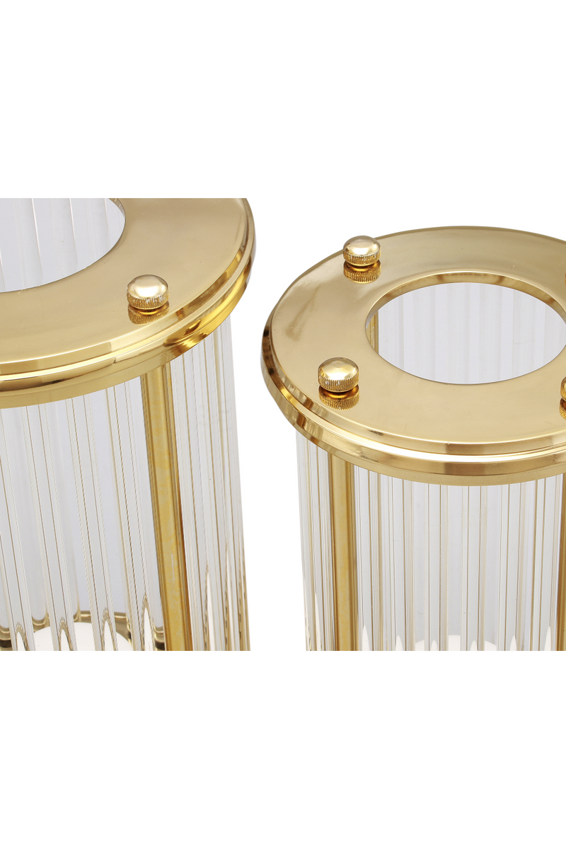 Gold Hurricane Candle Holder (L) | Liang & Eimil Bethany | Oroatrade.com