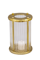 Gold Hurricane Candle Holder | Liang & Eimil Bethany | Oroatrade.com