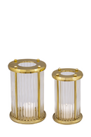 Gold Hurricane Candle Holder | Liang & Eimil Bethany | Oroatrade.com