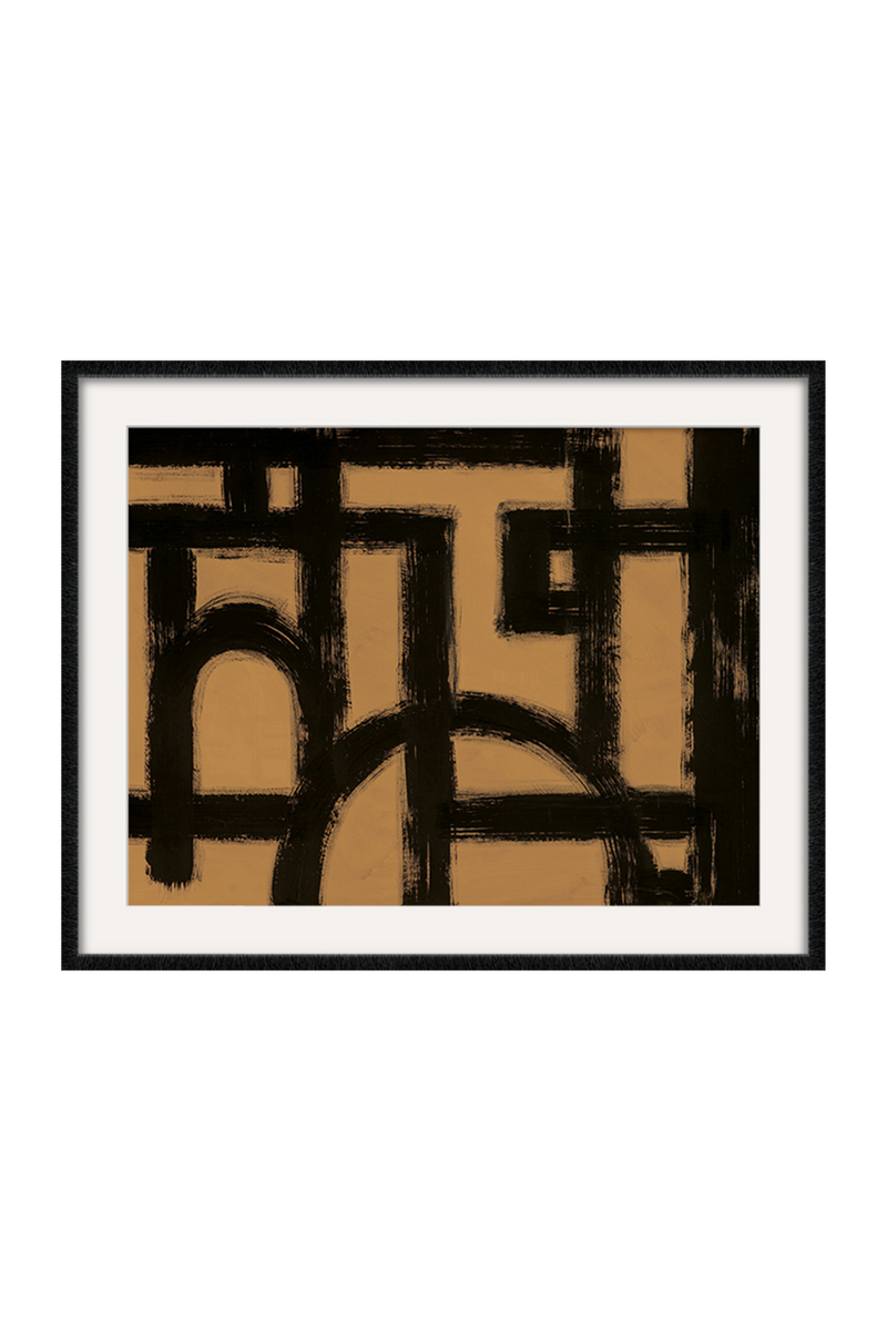 Black And Tan Abstract Artwork | Liang & Eimil Rune | OROATRADETRADE.com