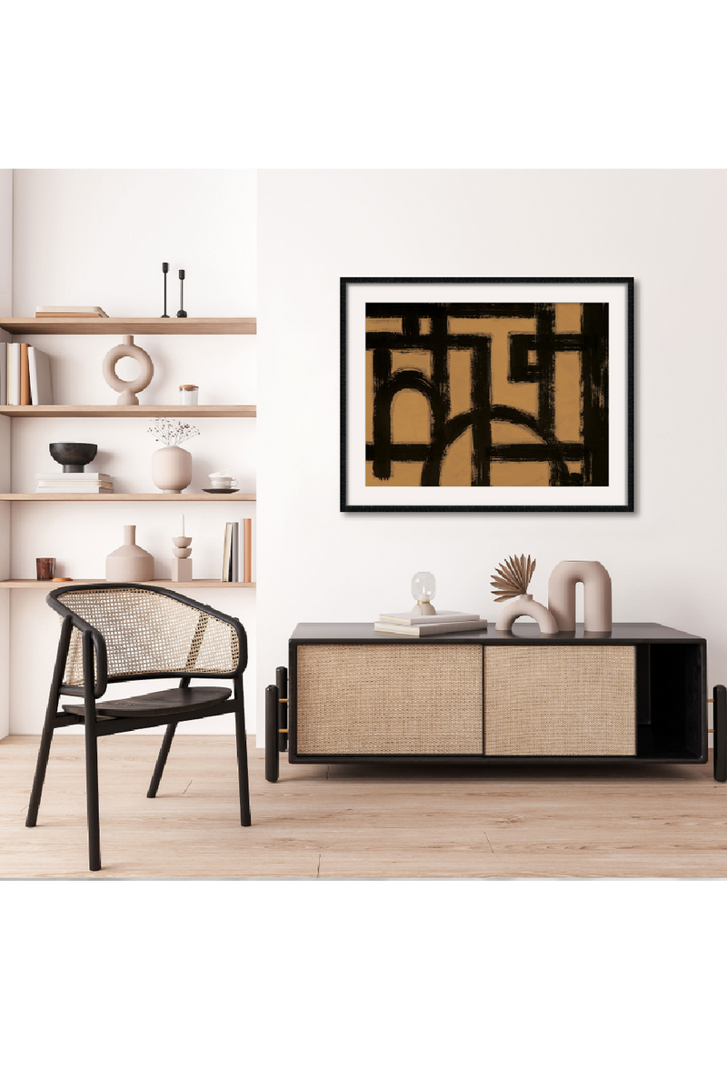 Black And Tan Abstract Artwork | Liang & Eimil Rune | OROATRADETRADE.com