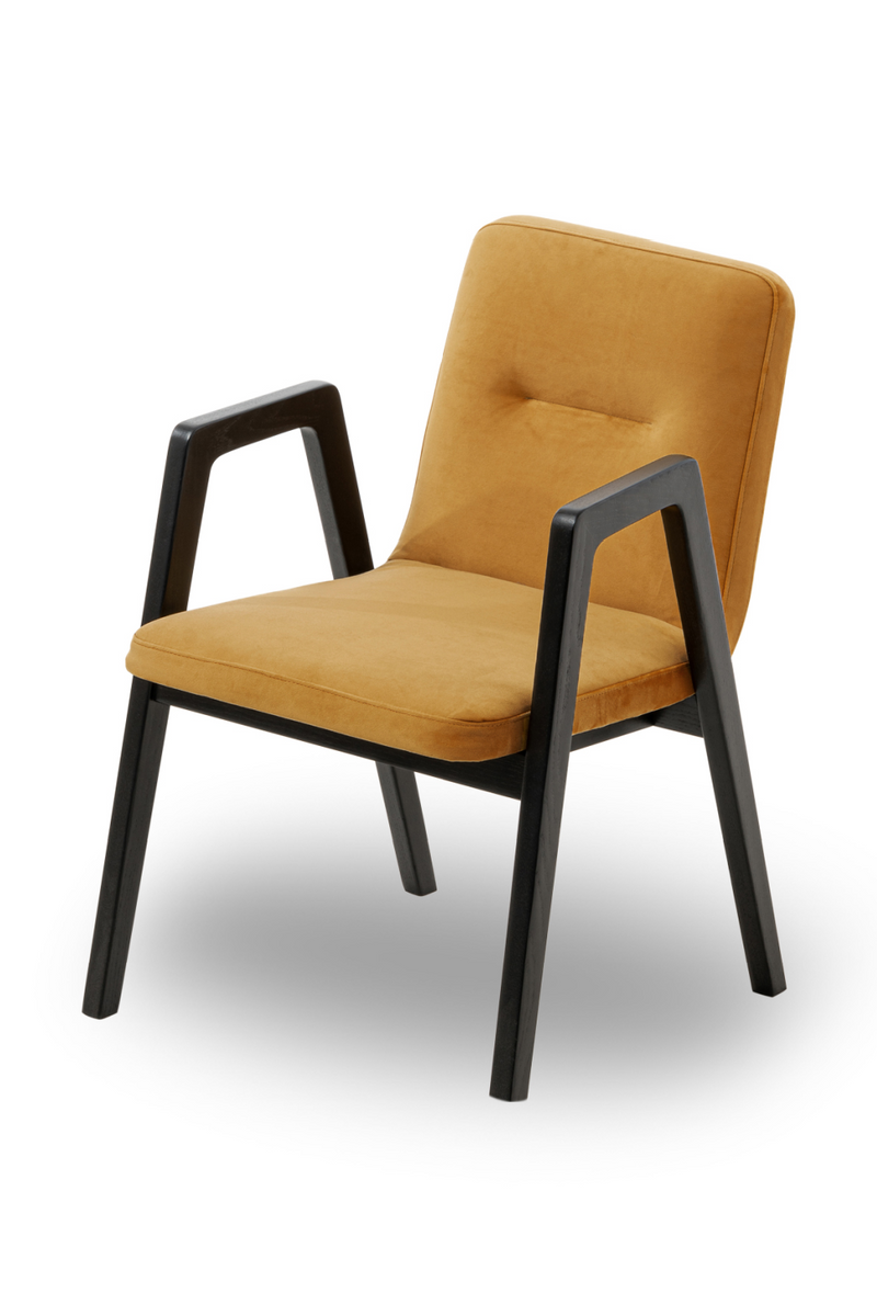 Brown Orange Velvet Dining Chair | Liang & Eimil Benson | OROATRADETRADE.com