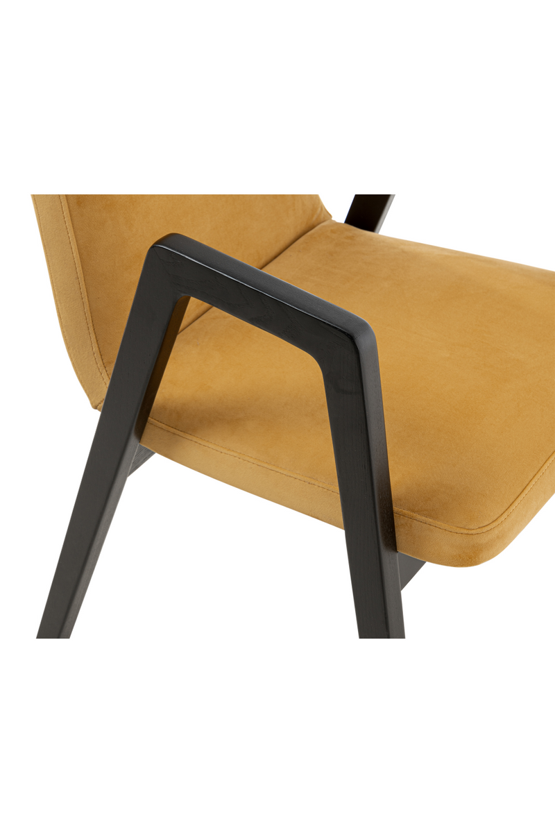Brown Orange Velvet Dining Chair | Liang & Eimil Benson | OROATRADETRADE.com