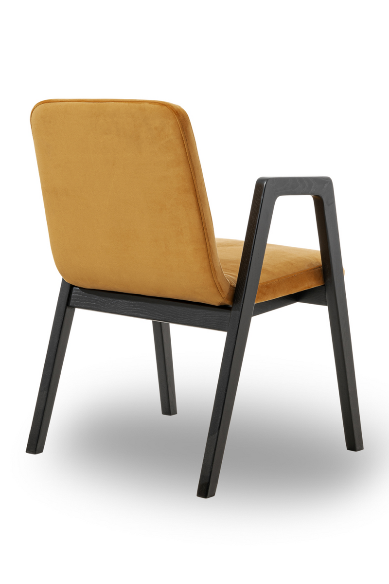 Brown Orange Velvet Dining Chair | Liang & Eimil Benson | OROATRADETRADE.com