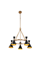 Black Brass Chandelier | Liang & Eimil Kensington | OROATRADE