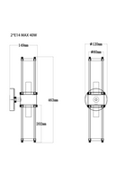 Cylindrical Glass Wall Lamp | Liang & Eimil Preston | Oroatrade.com