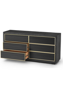 Black 6-Drawer Wood Dresser | Liang & Eimil Amara | OROATRADETRADE.com