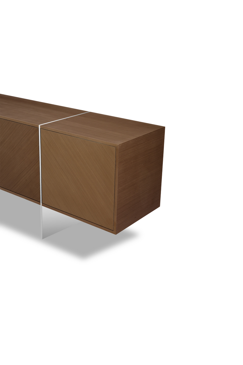 Brown Wooden Contemporary Sideboard | Liang & Eimil Nautilus | Oroatrade