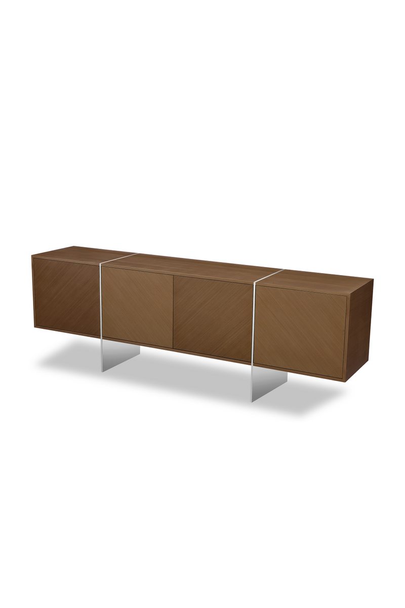 Brown Wooden Contemporary Sideboard | Liang & Eimil Nautilus | Oroatrade