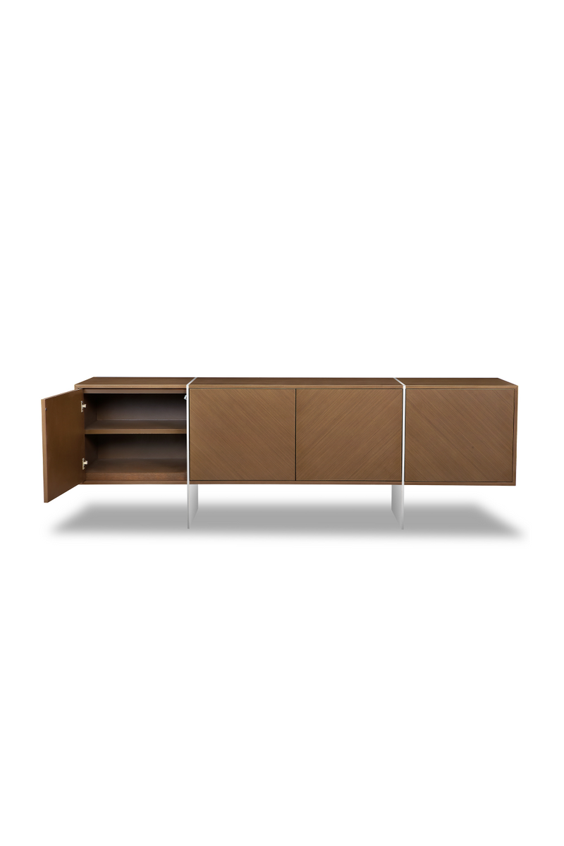 Brown Wooden Contemporary Sideboard | Liang & Eimil Nautilus | Oroatrade