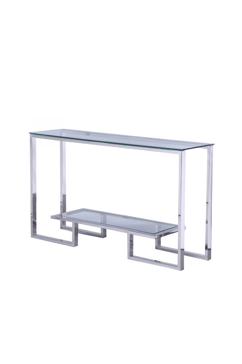 Silver Contemporary Console Table | Liang & Eimil Mayfair | Oroatrade