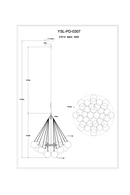 White Glass Orbs Pendant Lamp | Liang & Eimil Cloud | Oroatrade.com