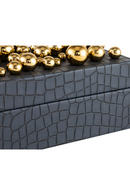 Navy Blue Leather Decorative Box | Liang & Eimil Alli | Oroatrade.com