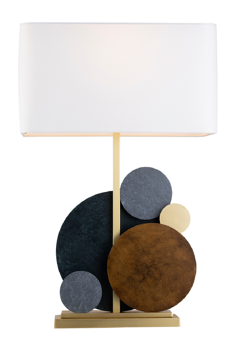 Multicolor Metal Disc Table Lamp | Liang & Eimil Bables | OROATRADETRADE.com