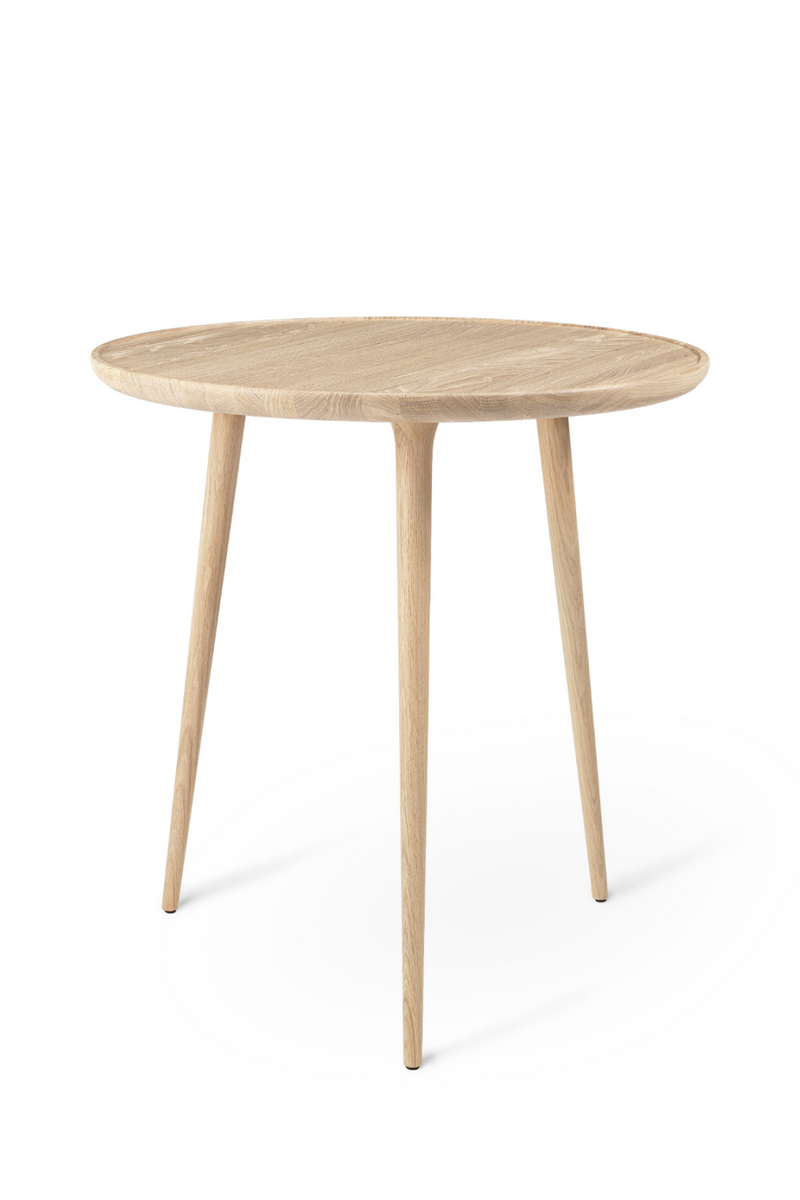 Round Oak Tripod Coffee Table | Mater | Quality Wood furniture