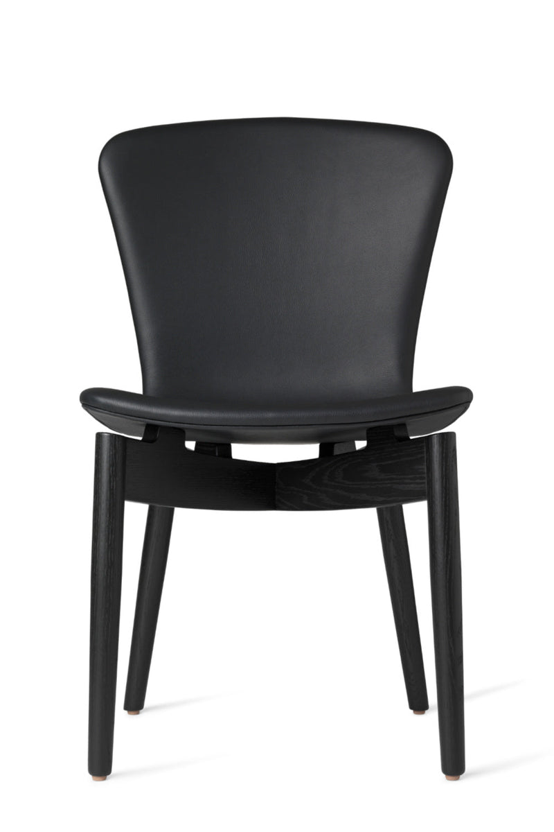 Black Leather Dining Chair | Mater | Quality European Wood furniture