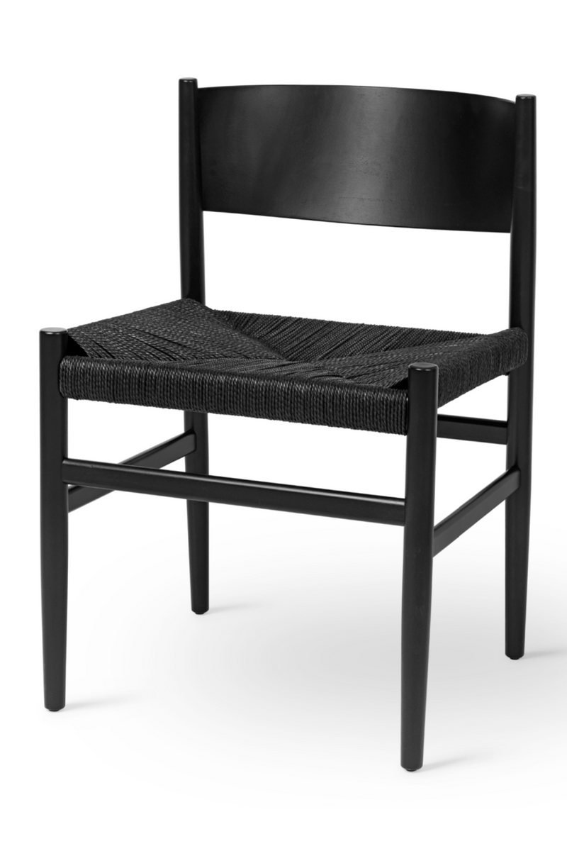Paper Cord Seat Dining Chair | Mater | Quality European Wood furniture
