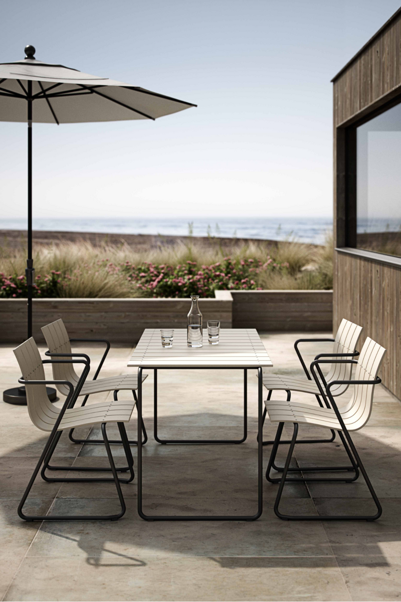 Slatted Outdoor Dining Table | Mater Ocean | OROA TRADE