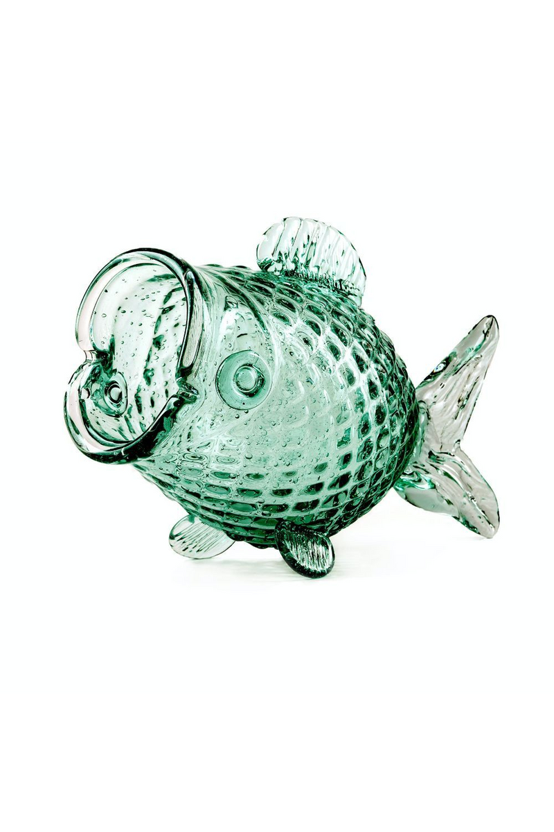 Recycled Glass Fish Jars M (2) | Pols Potten Fish | OROA TRADE