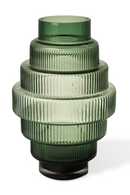 Green Tiered Glass Vase | Pols Potten Steps | Oroatrade.com