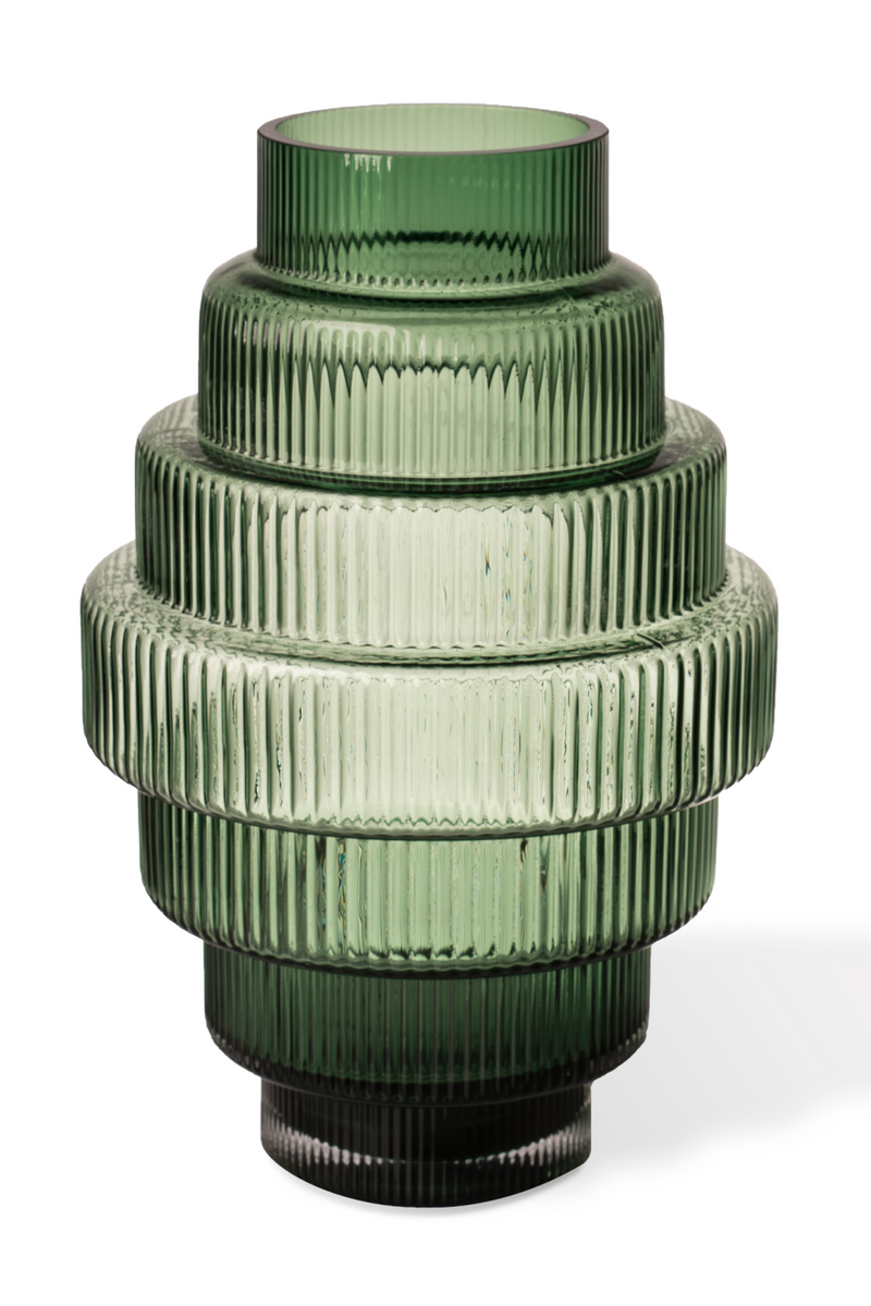 Dark Green Glass Vase S | Pols Potten Steps | Oroatrade.com